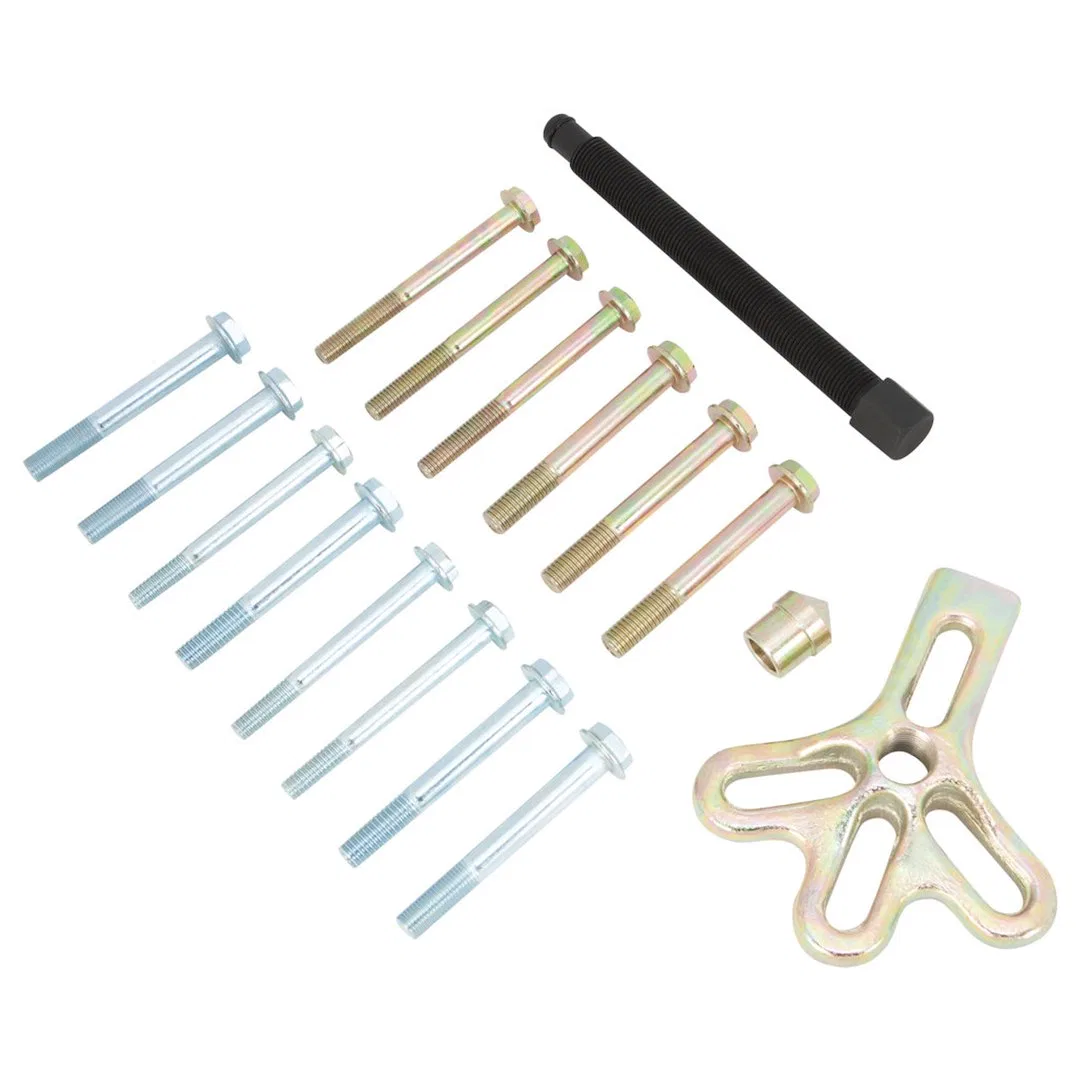 W151P – PERFORM TOOL Harmonic Balancer Removal Tool, Removal Tool With Assorted Bolts Alloy Steel